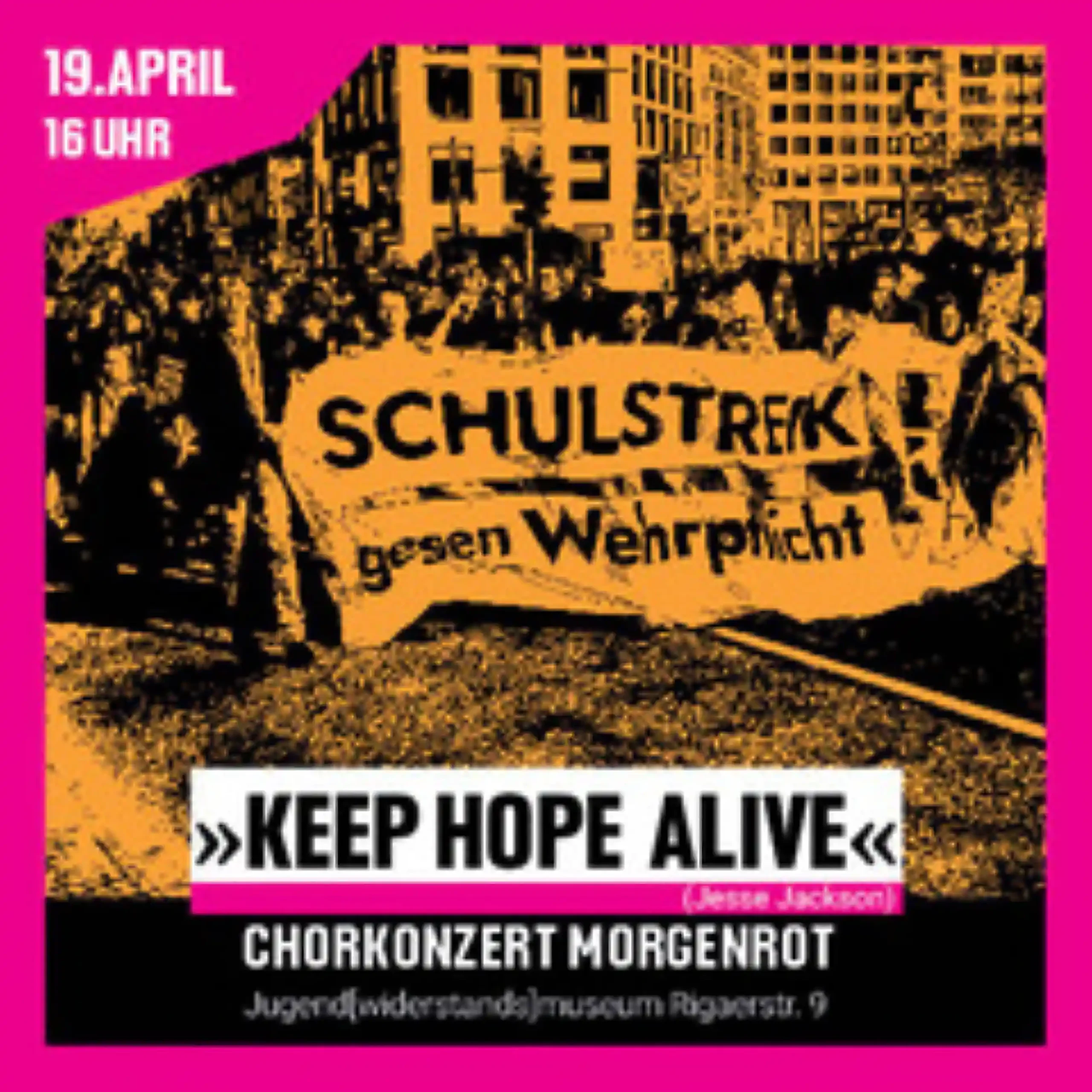 Morgenrot Chor Plakat