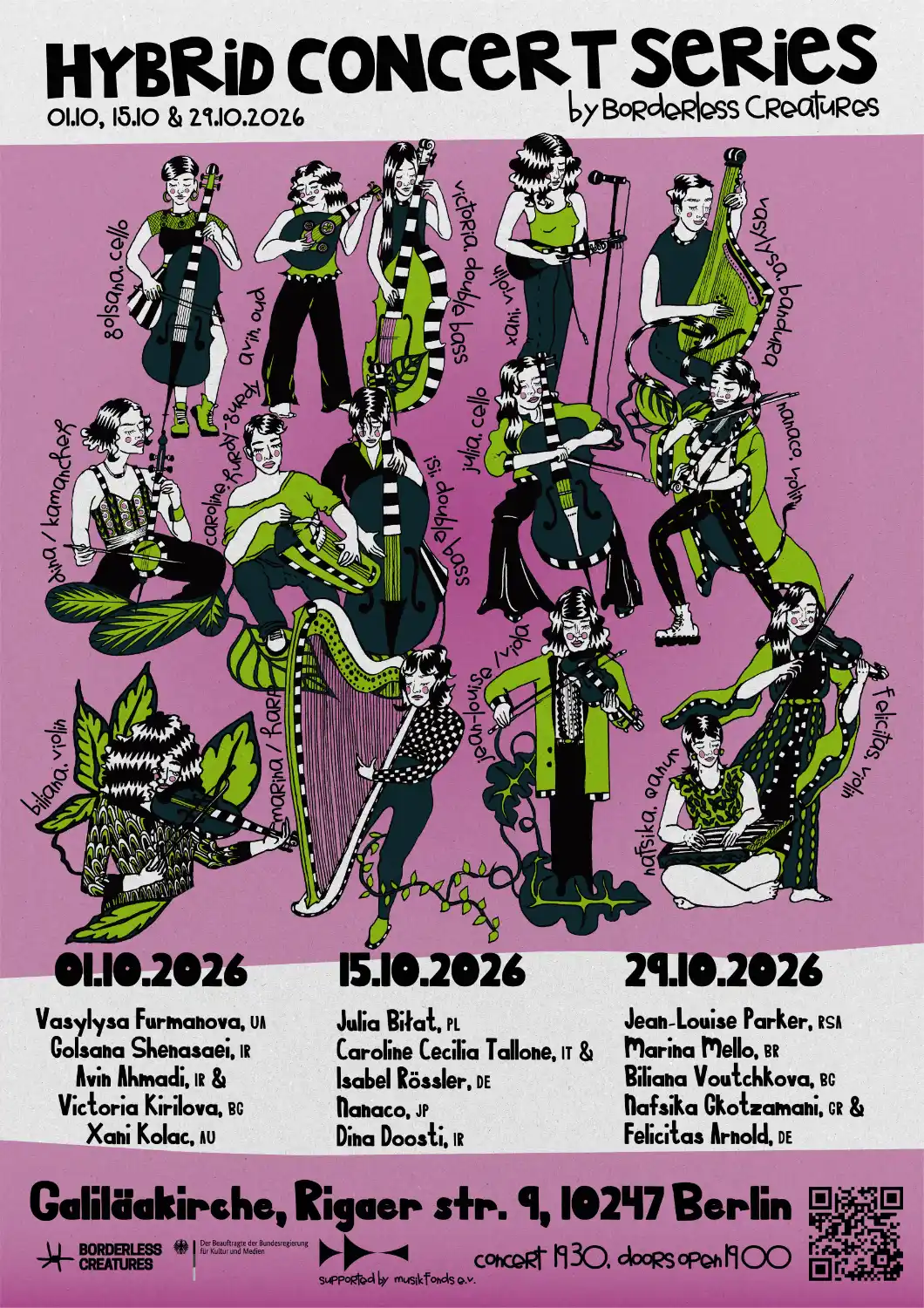 Borderless Creatures präsentiert Hybrid Concert Series